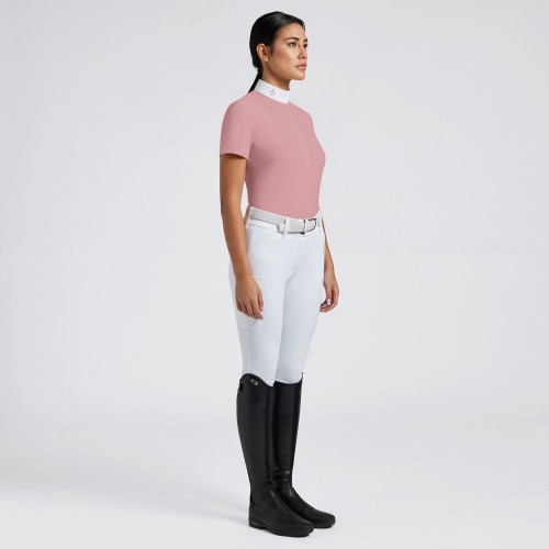 Cavalleria Toscana FW'24 CT Heat Sealed Perforated BIB S/S Women's Competition Shirt