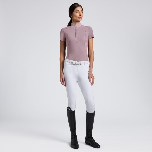 Cavalleria Toscana FW25 CT S/S Perforated Jersey Women’s Shirt