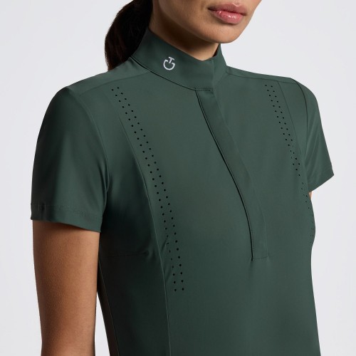 Cavalleria Toscana FW25 CT S/S Perforated Jersey Women’s Shirt
