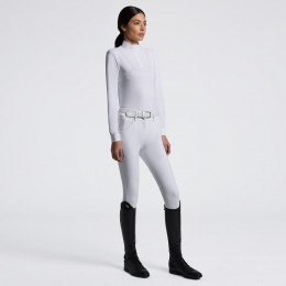 Cavalleria Toscana FW25 CT L/S Perforated w/ Tech Knit женский турнирная рубашка