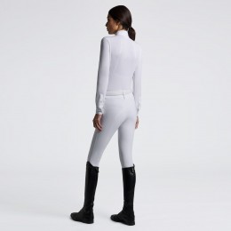 Cavalleria Toscana FW25 CT L/S Perforated w/ Tech Knit женский турнирная рубашка