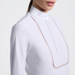 Cavalleria Toscana SS26 CT Embroidery L/S женский турнирная рубашка