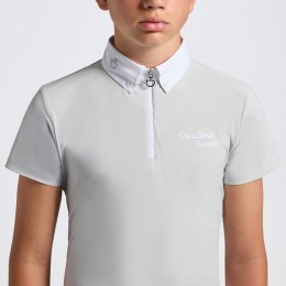 Cavalleria Toscana SS25 CT джерси S/S молнией турнирная рубашка для мальчиков