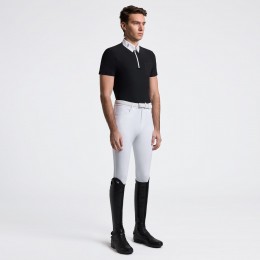 Cavalleria Toscana FW25 CT мужской укороченный-рукав джерси турнирная рубашка с Pocket