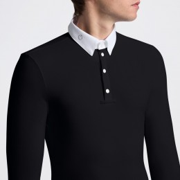 Cavalleria Toscana FW25 CT L/S тёплый джерси мужской турнирная рубашка