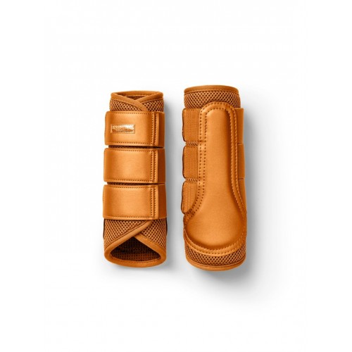 Equestrian Stockholm Chestnut Mesh Brushing Boots
