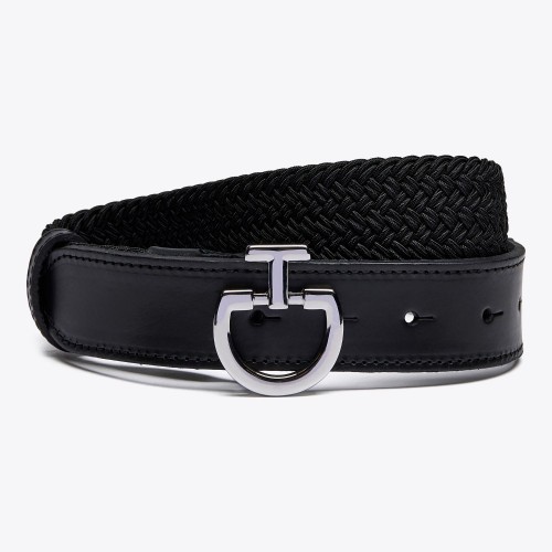 Cavalleria Toscana Elastic Belt with CT Clasp - Women's Belt