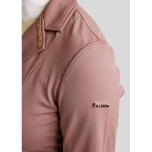 Montar FW25 MOGlenda competition jacket Rosegold caviar tape and crystal