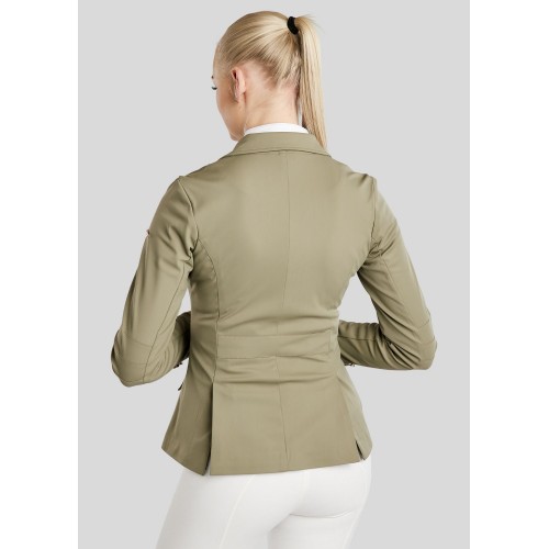 Montar FW25 MOGlenda competition jacket Rosegold caviar tape and crystal