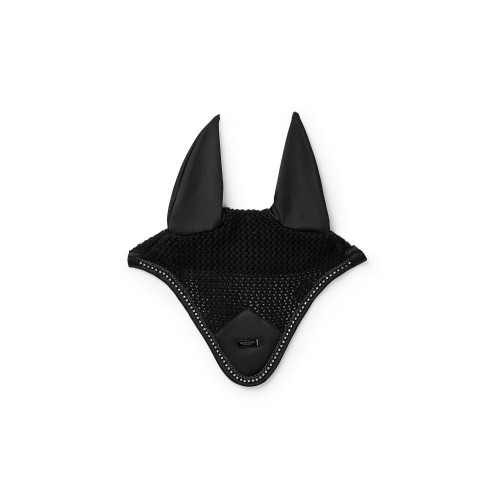 Equestrian Stockholm FW25 Holiday Ear Net Crystal Black