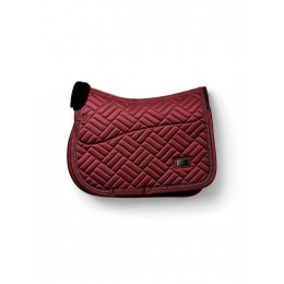Equestrian Stockholm FW25 Holiday Jump вальтрап из искусственной кожи мехом Crystal Bordeaux