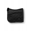 Equestrian Stockholm FW25 Holiday Dressage Saddle Pad Vegan Fur Crystal Black