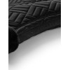Equestrian Stockholm FW25 Holiday Dressage Saddle Pad Vegan Fur Crystal Black