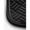 Equestrian Stockholm FW25 Holiday Dressage Saddle Pad Vegan Fur Crystal Black