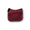 Equestrian Stockholm FW25 Holiday Dressage Saddle Pad Vegan Fur Crystal Bordeaux