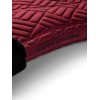Equestrian Stockholm FW25 Holiday Dressage Saddle Pad Vegan Fur Crystal Bordeaux