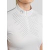 Montar SS26 MoSparkle Competition Shirt with Champagne Crystals White