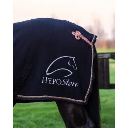 HypoStore Luxury турнирная попона чёрный Rose Crystals