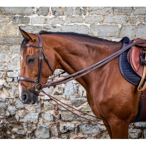 Dyon Slofteugel in leer/nylon 5/8" D Collection