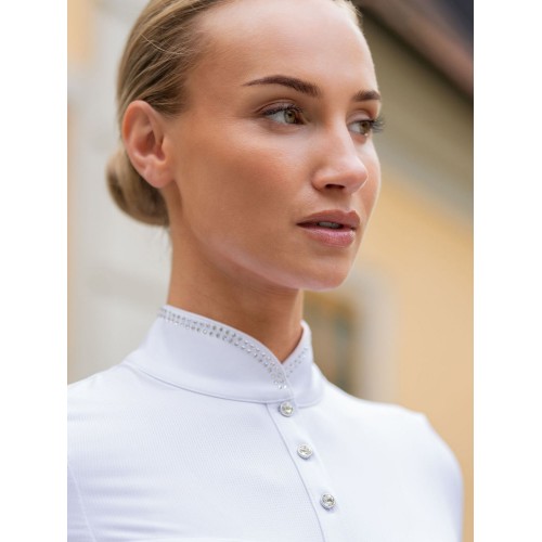 Equestrian Stockholm Revenew Competition Shirt Short Sleeve White