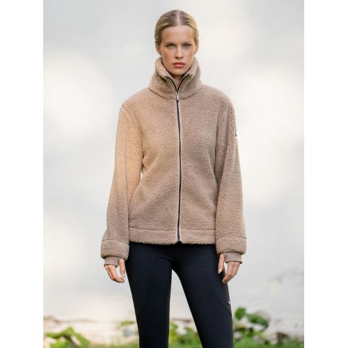 Equestrian Stockholm Teddy Fleece Jacket Sand