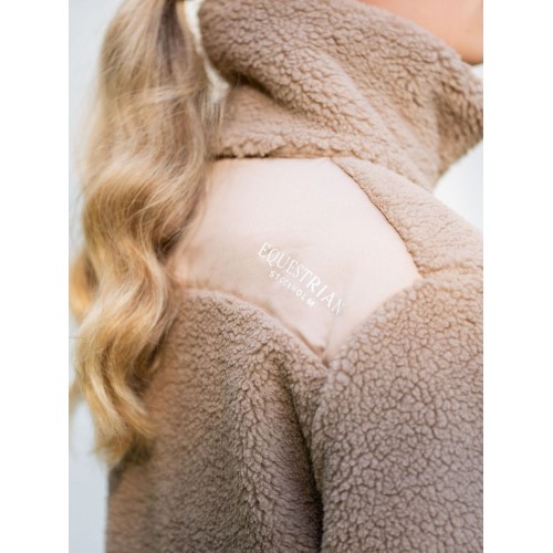 Equestrian Stockholm Teddy Fleece Jacket Sand