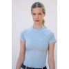 Equestrian Stockholm Ice Blue Dynamic Base Layer Short Sleeve