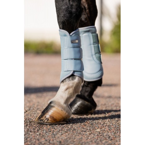 Equestrian Stockholm Ice Blue Classic Mesh Brushing Boots
