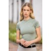 Equestrian Stockholm Pistachio White Dynamic Base Layer Short Sleeve