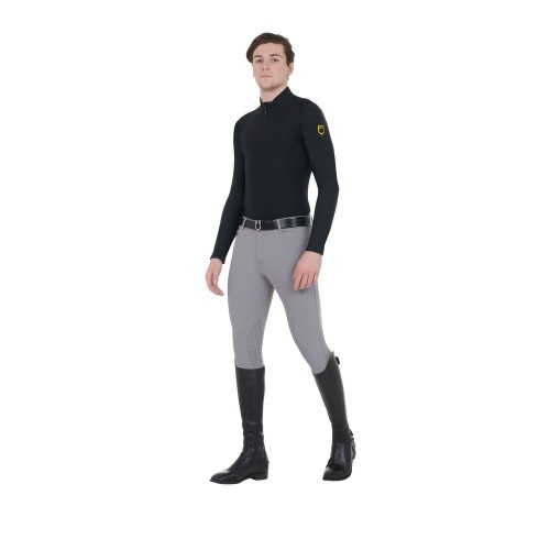 Equestro FW25 Men's Riding Breeches Slim Fit Grip