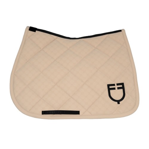 Equestro SS26 Jumping Saddle Pad Monogram Print