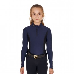 Equestro FW25 детский базовый слой с длинным рукавом