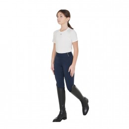 Equestro FW25 детские леггинсы для верховой езды флисовый