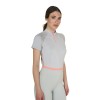 Equestro SS26 Polo Shirt Technical Zip Woman