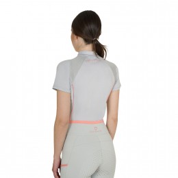 Equestro SS26 поло Technical молнией Woman