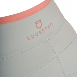 Equestro SS26 леггинсы для верховой езды Perforated Hyrbid Woman