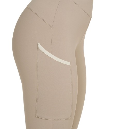 Equestro SS26 Riding Tights Cross Knee grip Woman