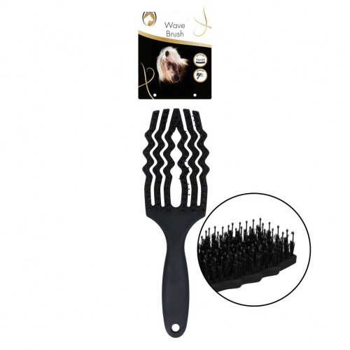 Excellent Horse Wave Brush Pink