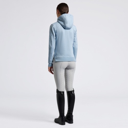 Cavalleria Toscana SS25 CT Diagonal Zip Hoodie Girls