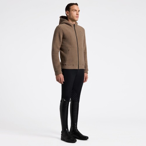 Cavalleria Toscana FW25 CT Fleece Zip Hoodie Men