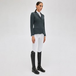 Cavalleria Toscana FW'24 GP молнией куртка для верховой езды турнирный фрак женский