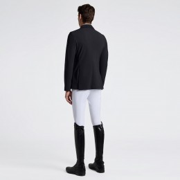 Cavalleria Toscana SS26 лёгкий джерси молнией мужской турнирный фрак