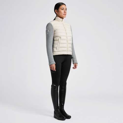 Cavalleria Toscana FW'24 CT Nylon Quilted Fleece Zip-Up Women's Jacket