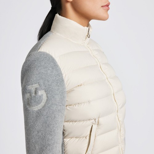 Cavalleria Toscana FW'24 CT Nylon Quilted Fleece Zip-Up Women's Jacket