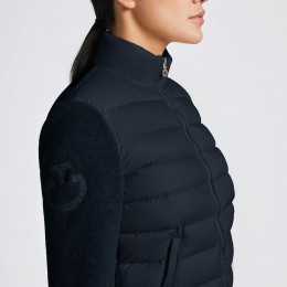 Cavalleria Toscana FW'24 CT нейлоновый стёганый флисовый молнией-Up женская куртка