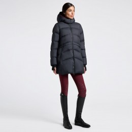 Cavalleria Toscana FW25 CT с капюшоном пуховый утеплённый удлинённый нейлоновый парка женский