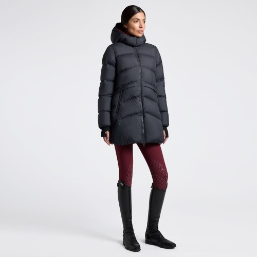 Cavalleria Toscana FW25 CT Hooded Down Padded Long Nylon Parka Women
