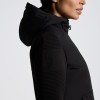 Cavalleria Toscana FW25 CT Hybrid Puffer/Tech Knit Women's Hooded Jacket