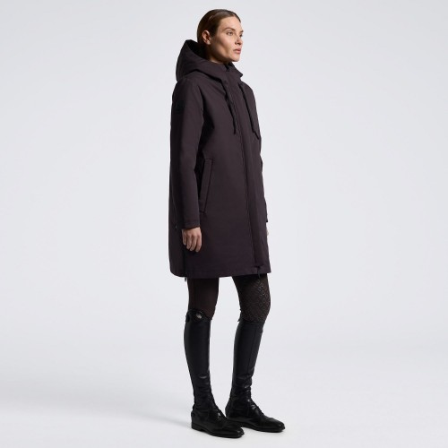 Cavalleria Toscana FW26 CT Hooded Down-Filled Long Nylon Parka Women