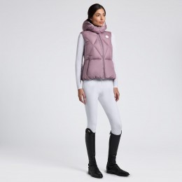 Cavalleria Toscana FW25 CT с капюшоном пуховый утеплённый нейлоновый женский жилет